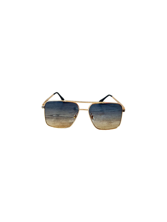 Louis Vuitton- 23089– Gold Frame – Grey Gradient – Sunglasses