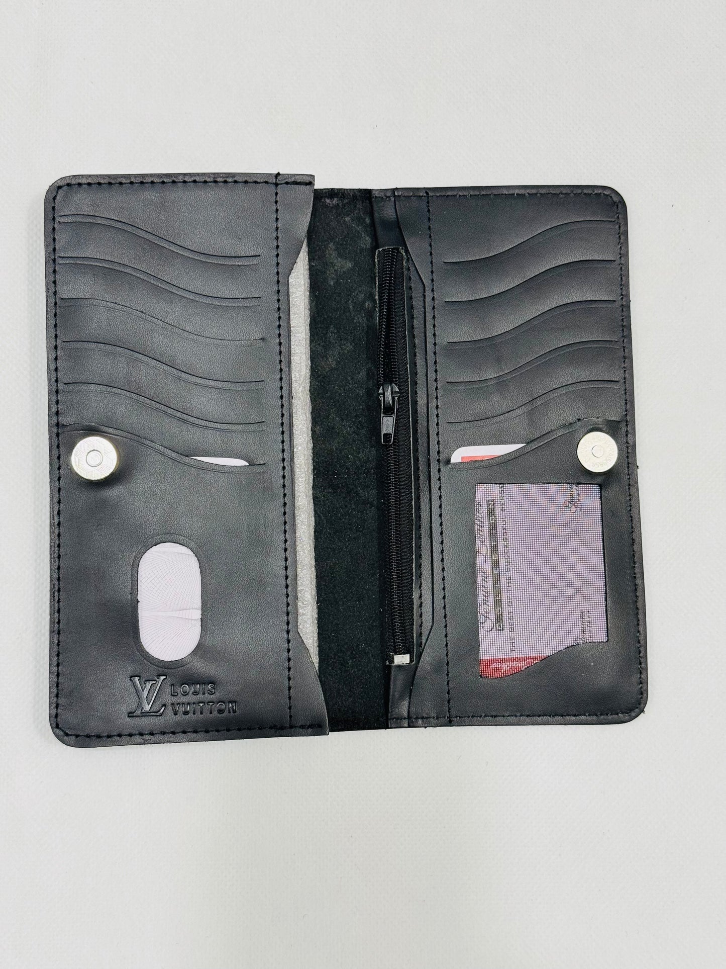 Louis Vuitton Monogram Black Leather Wallet