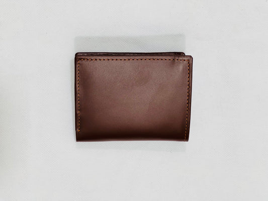 Classic Bifold Leather Wallet – Saddle Brown Perfection