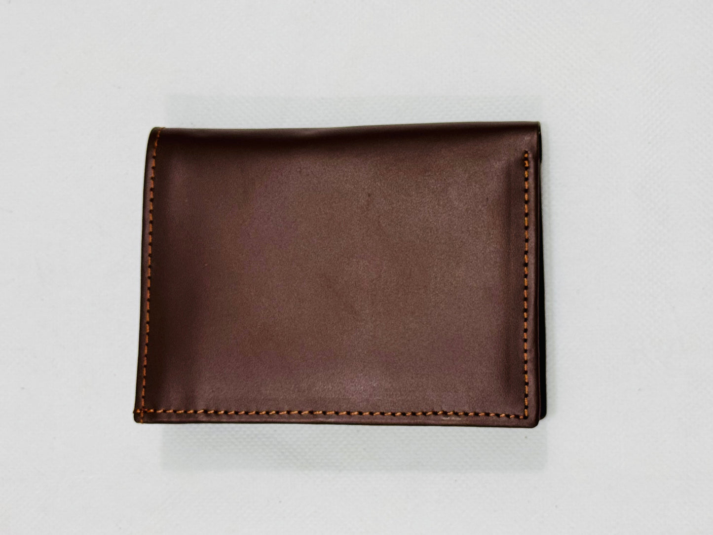 Classic Brown Minimalist Tri-fold Wallet